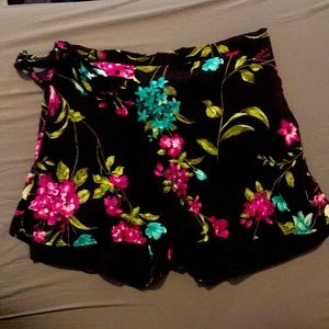 Medium Peach Love California floral skirt